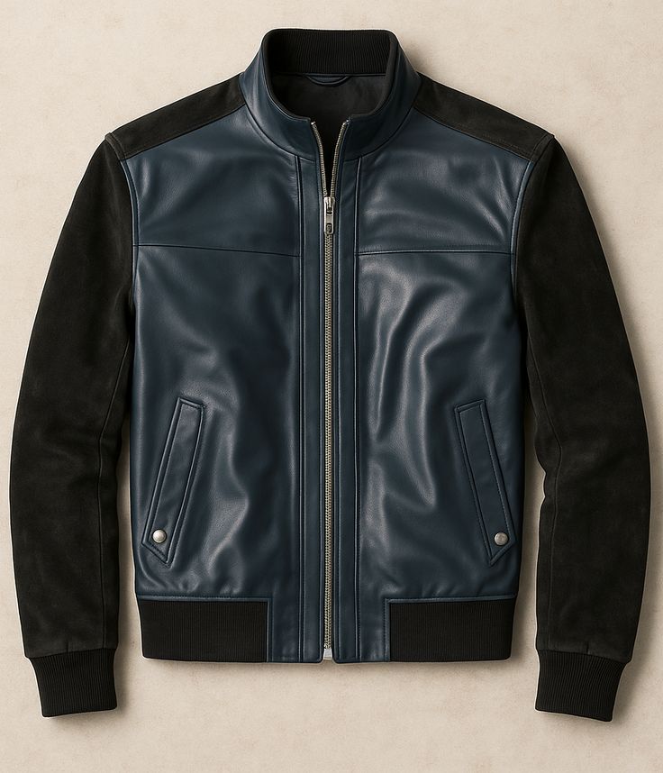 Leather jacket for men