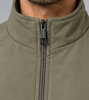 Olive men's light weight jacket