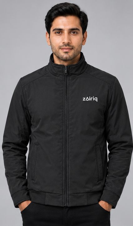 Black light-weight jacket